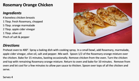 Rosemary Orange Chicken - Biscotti, HD Png Download, Transparent PNG