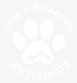 Free And Balanced K9 Training Logo White - Vr Headset Icon White, HD Png Download, Transparent PNG