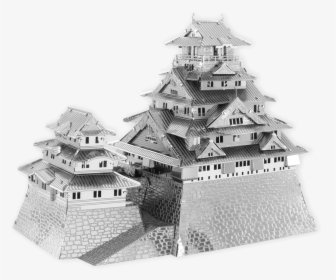 Picture Of Osaka Castle - Metal Earth Osaka Castle, HD Png Download, Transparent PNG