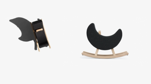 Moon Rocker Maison Deux Iconic Moon Rocking Chair Rocking - Rocking Chair, HD Png Download, Transparent PNG