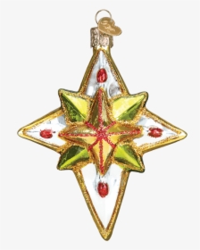 Old World Christmas Luminous Star Glass Christmas Ornament, HD Png Download, Transparent PNG