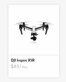 Dji Inspire X5r - Dji Inspire 1 Raw, HD Png Download, Transparent PNG