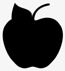 Apple Png Silhouette - Illustration, Transparent Png, Transparent PNG