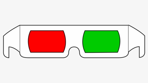 Red Blue Art 3d Glasses, HD Png Download, Transparent PNG