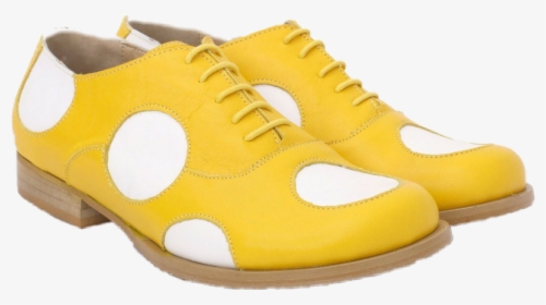 #shoes #clownshoes #yellow #white #polkadot #modern - Outdoor Shoe, HD Png Download, Transparent PNG