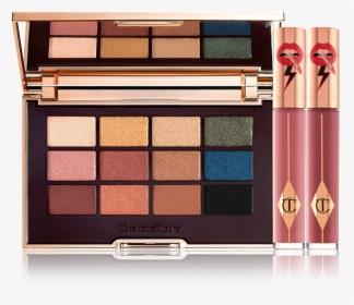 The Icon Lip Duo Day Look Pack Shot With The Icon Eyeshadow - Charlotte Tilbury The Icon Eyeshadow Palette, HD Png Download, Transparent PNG