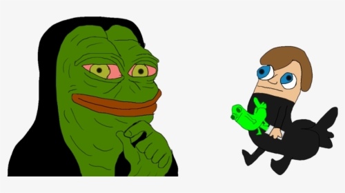 Emperor Pepe And Luke Dickbutt - Cartoon, HD Png Download, Transparent PNG
