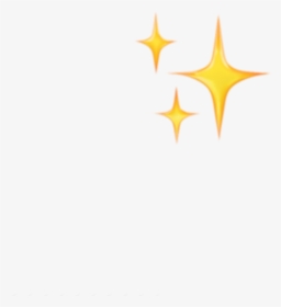 Sticker Emoji Emojis Yellow Sparkle Stars Tumblr Png - Flag, Transparent Png, Transparent PNG