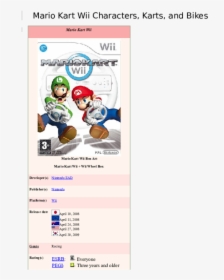 Mario Kart Wii, HD Png Download, Transparent PNG