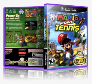 Mario Power Tennis Front Cover Artwork - Mario Power Tennis Wii, HD Png Download, Transparent PNG