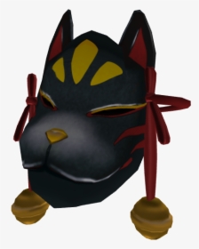 Black Kitsune Mask - Illustration, HD Png Download, Transparent PNG