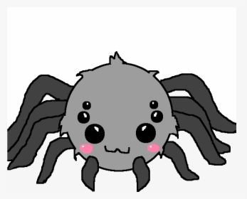 Spiders Clipart White Eye - Cartoon Spider Clipart Black And White, HD Png Download, Transparent PNG