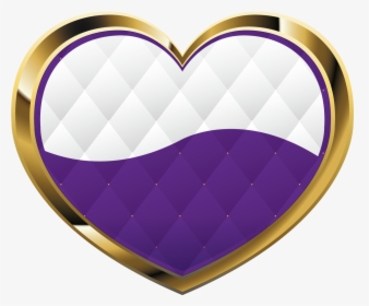 Purple Heart Euclidean Vector Metal - Heart, HD Png Download, Transparent PNG