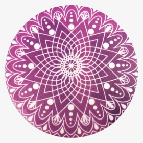 Transparent Mandala Png Transparent - Mandala Purple Png Transparent, Png Download, Transparent PNG