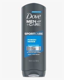 Dove Men Care Sportcare Body Wash Power Renew 18 Oz - Dove Men Sport Care Body Wash, HD Png Download, Transparent PNG