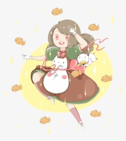 Puppycat Really Wants That Taiyaki - Cartoon, HD Png Download, Transparent PNG