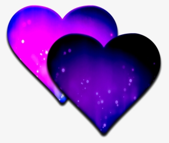 Clip Art Pink And Blue Hearts - Heart, HD Png Download, Transparent PNG