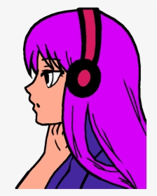 Anime Girl Not Colored, HD Png Download, Transparent PNG