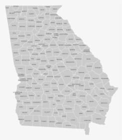 Map Of Georgia Counties , Transparent Cartoons - Map Of Georgia Counties, HD Png Download, Transparent PNG