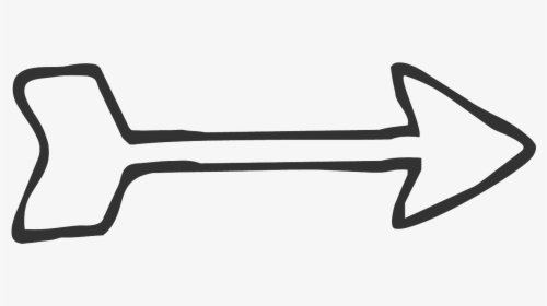 Transparent Arrow Pointing Right - Arrow Pointing Right Drawing, HD Png Download, Transparent PNG