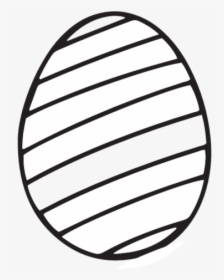 Blank Easter Egg Coloring Page - Easy Easter Egg Colouring, HD Png Download, Transparent PNG
