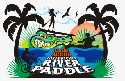Endless Summer River Paddle & Jupiter Sandbar Party - Beach Black And White Palm Tree, HD Png Download, Transparent PNG