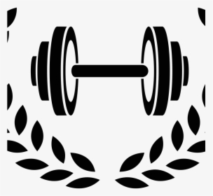 Dumbbell Clipart Powerlifting - Powerlifting Clipart, HD Png Download, Transparent PNG