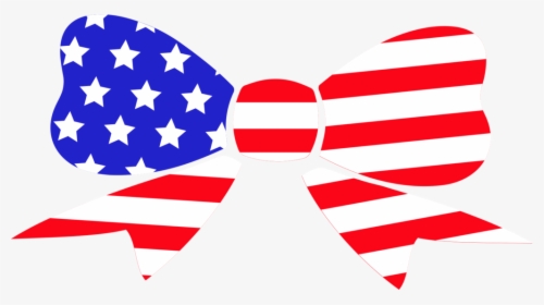 Clipart Bow Flag American, HD Png Download, Transparent PNG