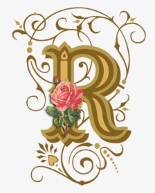R Letters, Handwriting Styles And Monograms - Design Fancy Letter D, HD Png Download, Transparent PNG