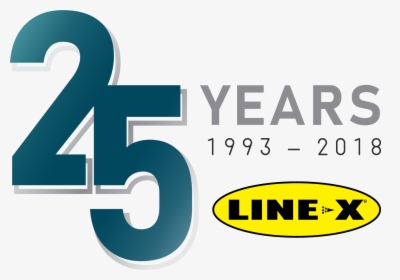 Line X 25th Anniversary Logo Full Color - Line X, HD Png Download, Transparent PNG