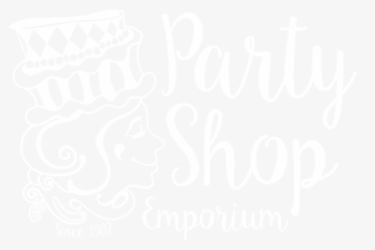 Party Shop Emporium Tottenham Logo White Png - Calligraphy, Transparent Png, Transparent PNG