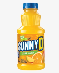 Sunnyd Orange Mango Bottle - Sunny D Drink Orange, HD Png Download, Transparent PNG