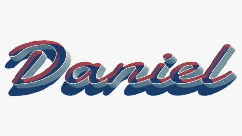 Daniel 3d Letter Png Name - Graphic Design, Transparent Png, Transparent PNG