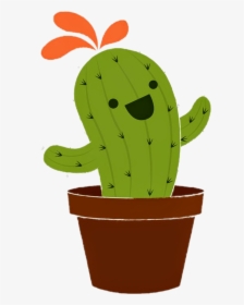 #cactus #cacto #feliz #planta # Flor # Flores - Cactus Feliz, HD Png Download, Transparent PNG