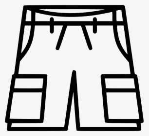 Cloth Dressing Fashion Men Short Pants - Short Pants Icon, HD Png Download, Transparent PNG
