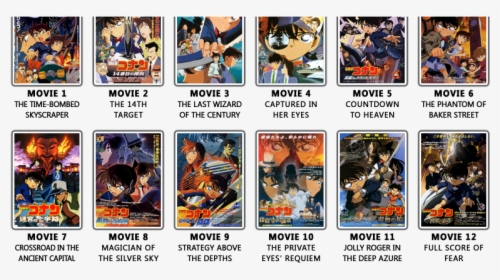 Detective Conan All Movie, HD Png Download, Transparent PNG