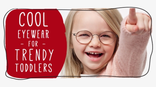 Little Girl With Smart Eye Glasses - Kinderbril Lindberg, HD Png Download, Transparent PNG