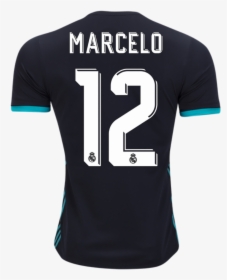 Real Madrid 17/18 Away Jersey Marcelo - Sports Jersey, HD Png Download, Transparent PNG
