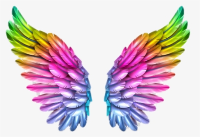 Transparent Tinkerbell Wings Png - Colorful Angel Wings Png, Png Download, Transparent PNG