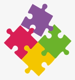 Puzzle Piece Template Colored, HD Png Download, Transparent PNG