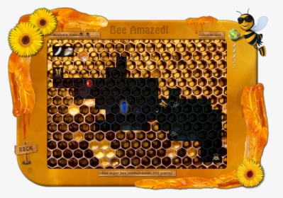 Bee Aware , Png Download - Honeycomb, Transparent Png, Transparent PNG