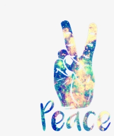 #ftestickers #peace #peacesign #quotes #sayings #glitter - Illustration, HD Png Download, Transparent PNG
