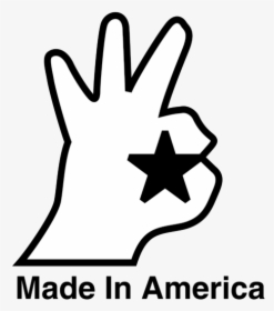 Made In America Hand Symbol, HD Png Download, Transparent PNG