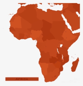 Africa And Middle East Map Png, Transparent Png, Transparent PNG