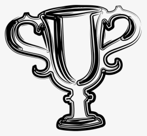 Sketched Trophy - Awards Cup Line Art, HD Png Download, Transparent PNG