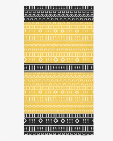 Black And Gold Modern Mudcloth Bath Towel 30 X56 - Poster, HD Png Download, Transparent PNG