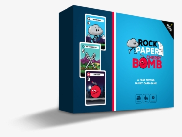 Rock, Paper, Cherry Bomb Box Design - Graphic Design, HD Png Download, Transparent PNG