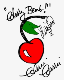 Cherry Bomb Autograph Joan Jett Runaways - Imagenes De Cherry Bomb De Joan Jett, HD Png Download, Transparent PNG