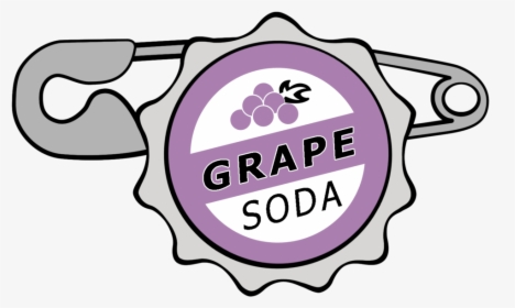 Transparent Soda Clipart - Grape Soda Pin Cartoon, HD Png Download, Transparent PNG