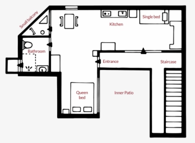 Cosy Nepal Dhakhwa Top Floor Plan - Floor Plan, HD Png Download, Transparent PNG